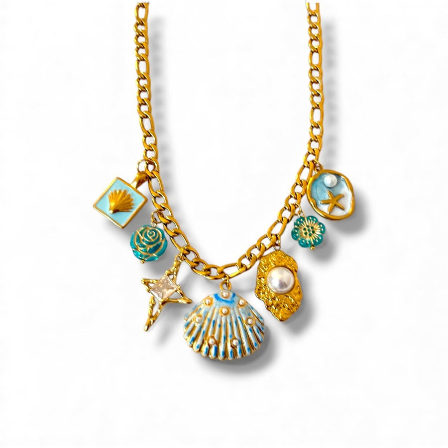 Charm Avenue Mariella charm necklace - 18k gold plated - Shop women's at Charm Avenue