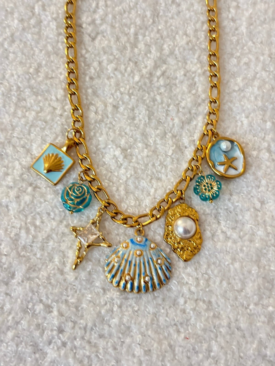 Charm Avenue Mariella charm necklace - 18k gold plated - Shop women's at Charm Avenue