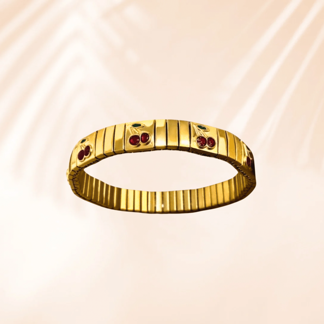 Charm Avenue Marseille band bracelet - 18k gold plated - Shop women's at Charm Avenue