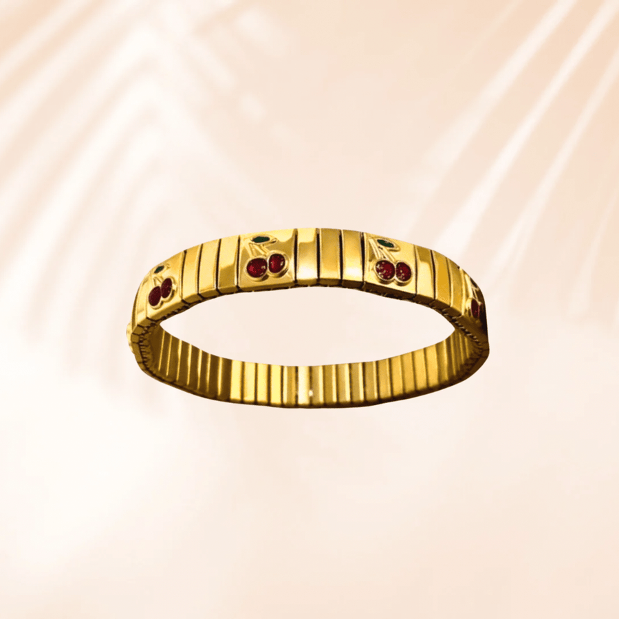 Charm Avenue Marseille band bracelet - 18k gold plated - Shop women's at Charm Avenue