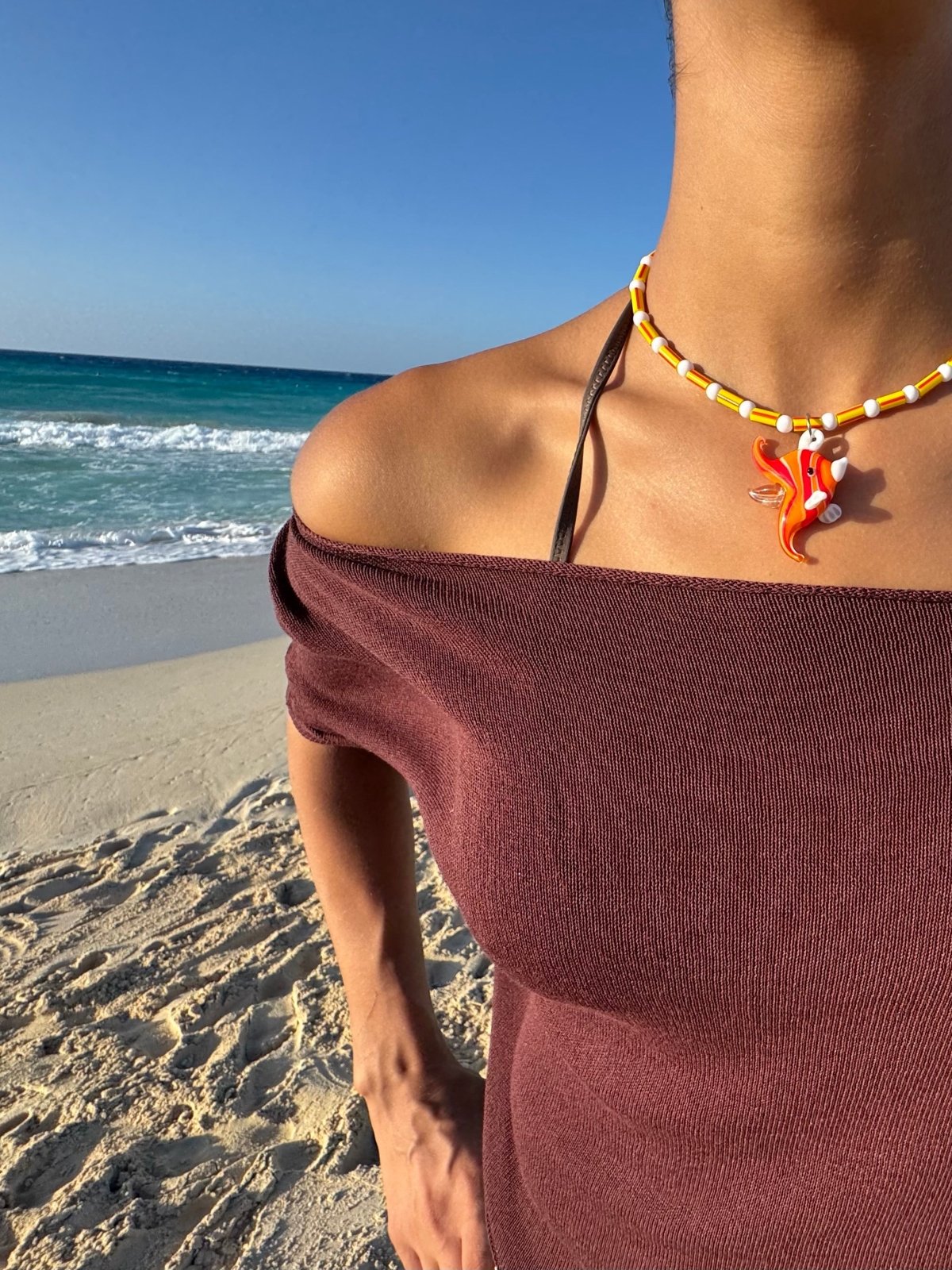 St Lucia Boutique Nemo Beaded Necklace - Shop women's Accessories at Charm Avenue