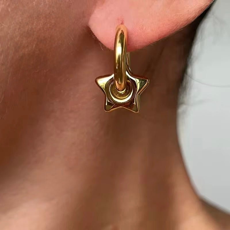 Charm Avenue Neptune earrings - 18k gold plated - Shop women's at Charm Avenue