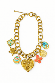 Charm Avenue Noelle charm necklace - 18k gold plated - Shop women's at Charm Avenue