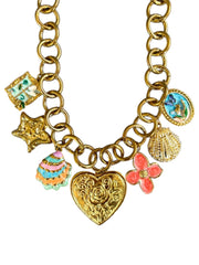 Charm Avenue Noelle charm necklace - 18k gold plated - Shop women's at Charm Avenue