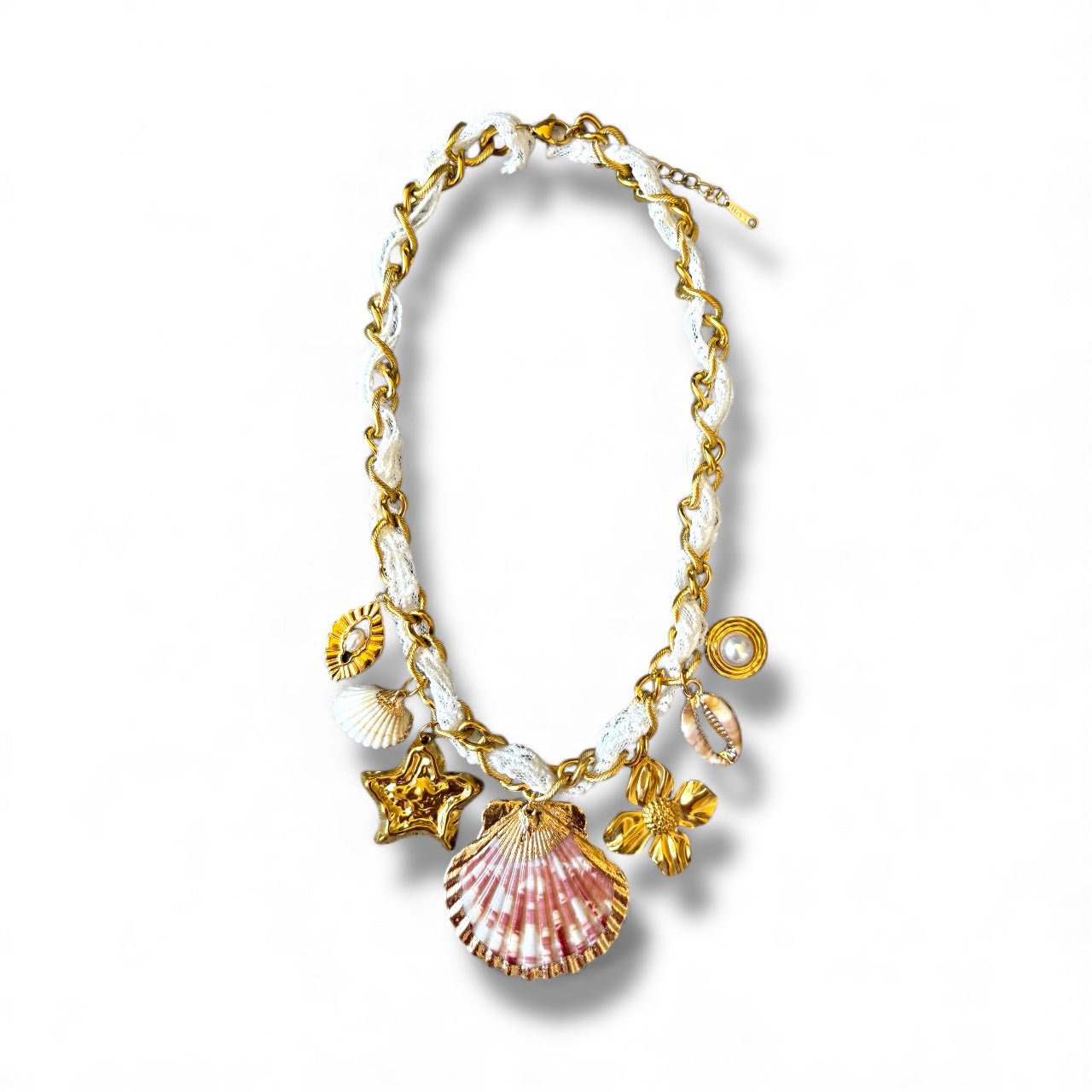 Charm Avenue Ocean dayze charm necklace - 18k gold plated - Shop women's at Charm Avenue