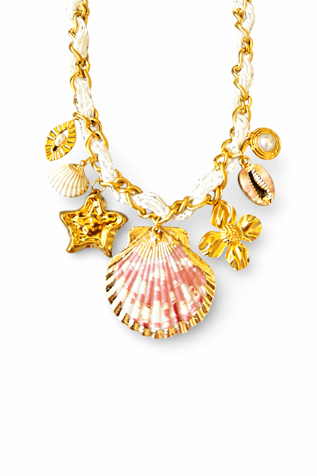 Charm Avenue Ocean dayze charm necklace - 18k gold plated - Shop women's at Charm Avenue