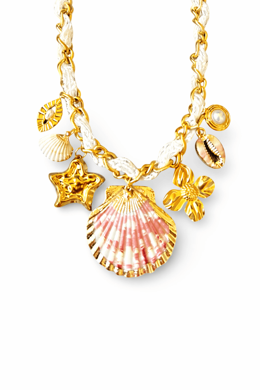 Charm Avenue Ocean dayze charm necklace - 18k gold plated - Shop women's at Charm Avenue