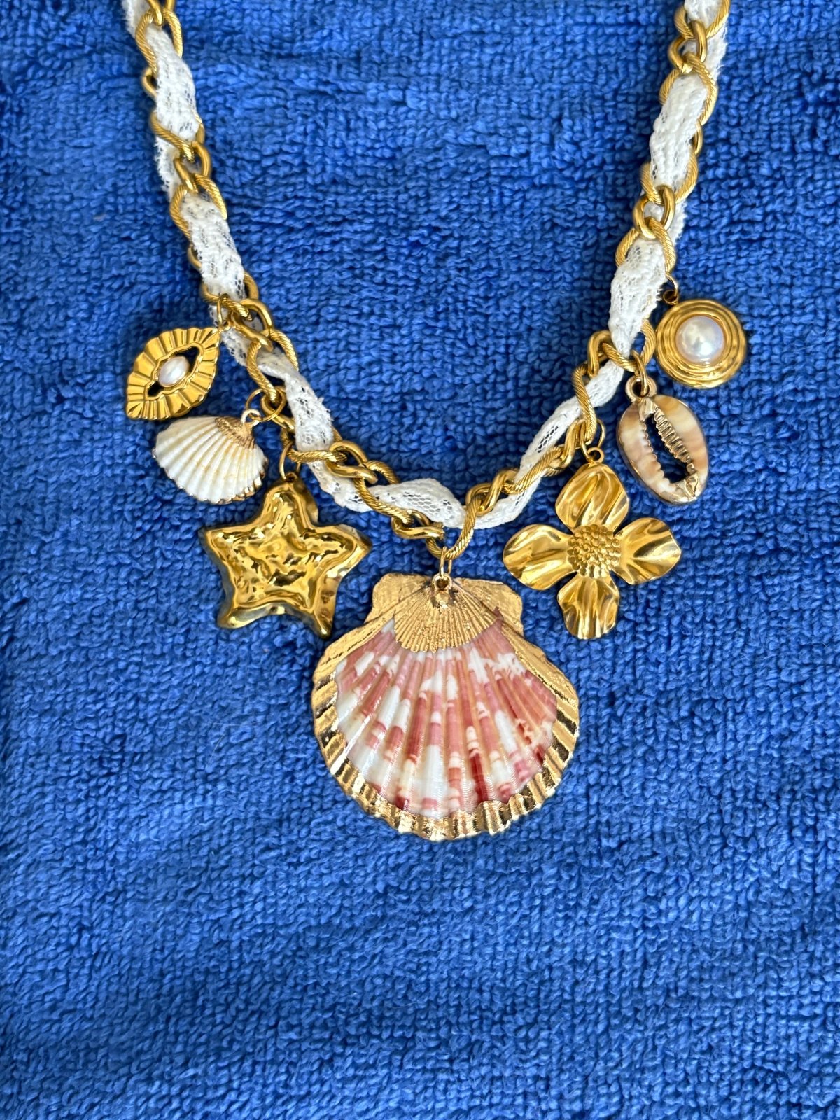 Charm Avenue Ocean dayze charm necklace - 18k gold plated - Shop women's at Charm Avenue