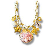 Charm Avenue Ocean dayze charm necklace - 18k gold plated - Shop women's at Charm Avenue