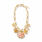 Charm Avenue Ocean dayze charm necklace - 18k gold plated - Shop women's at Charm Avenue