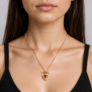 Charm Avenue One love necklace - 18k gold plated - Shop women's at Charm Avenue