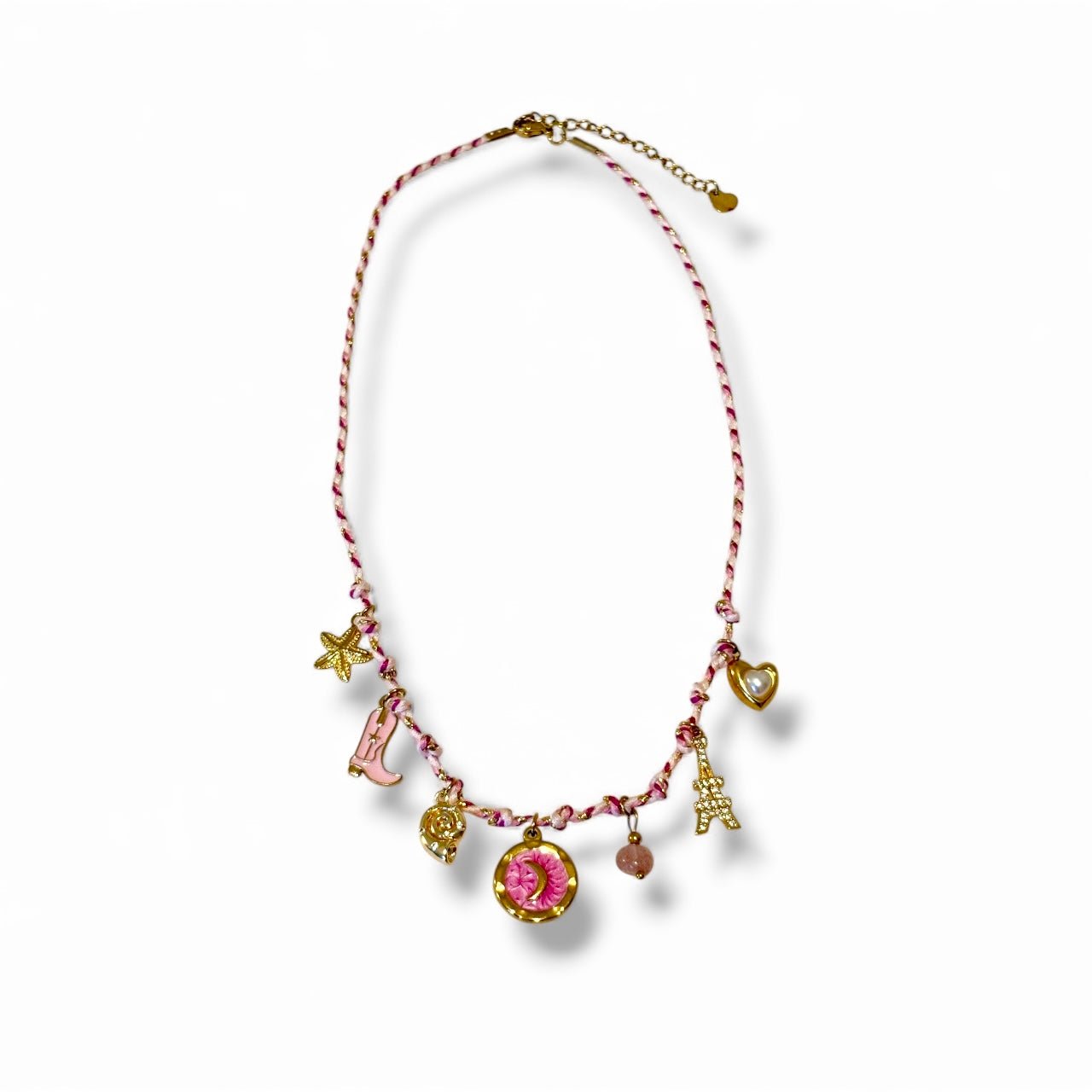 Charm Avenue Parisian girl - rope charm necklace - Shop women's at Charm Avenue