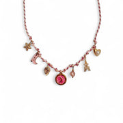 Charm Avenue Parisian girl - rope charm necklace - Shop women's at Charm Avenue