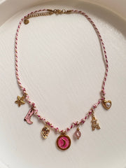 Charm Avenue Parisian girl - rope charm necklace - Shop women's at Charm Avenue