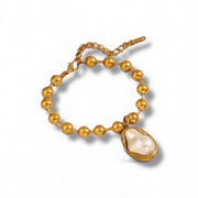 Charm Avenue Pearly bracelet - 18k gold plated - Shop women's at Charm Avenue