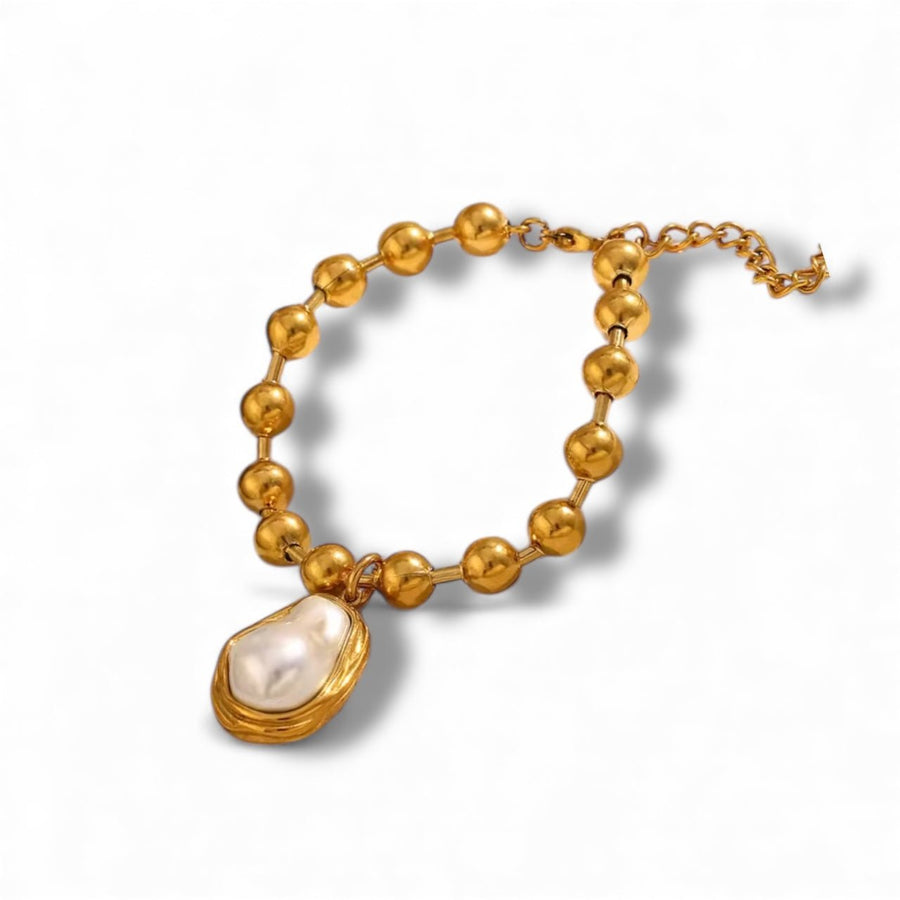 Charm Avenue Pearly bracelet - 18k gold plated - Shop women's at Charm Avenue