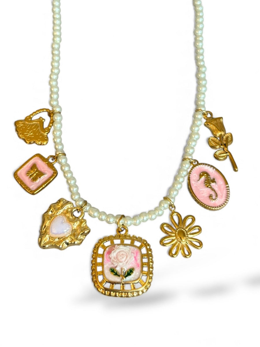 Charm Avenue Petra charm necklace - 18k gold plated - Shop women's at Charm Avenue