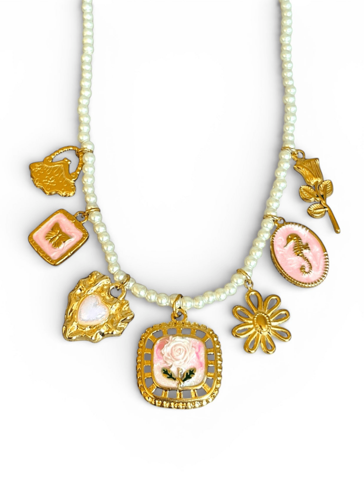 Charm Avenue Petra charm necklace - 18k gold plated - Shop women's at Charm Avenue