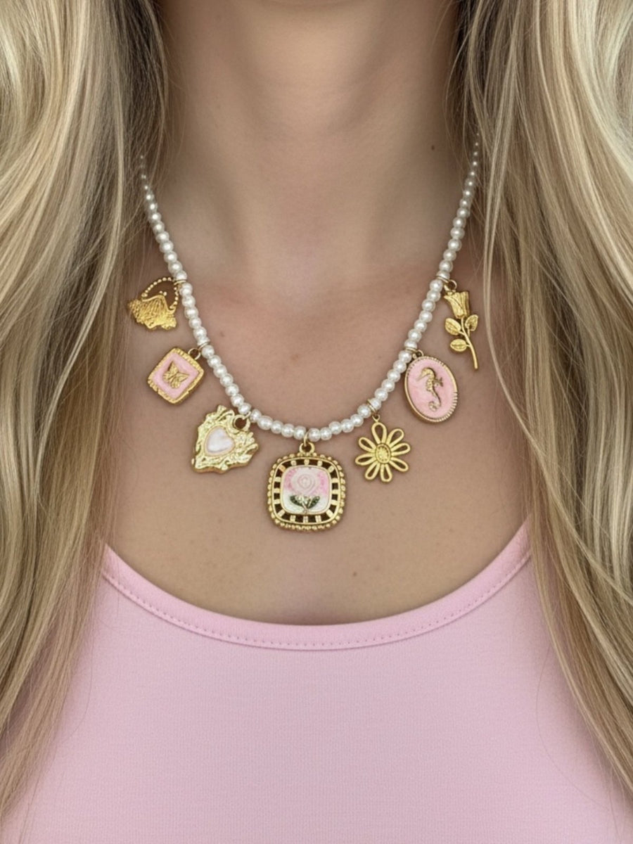 Charm Avenue Petra charm necklace - 18k gold plated - Shop women's at Charm Avenue