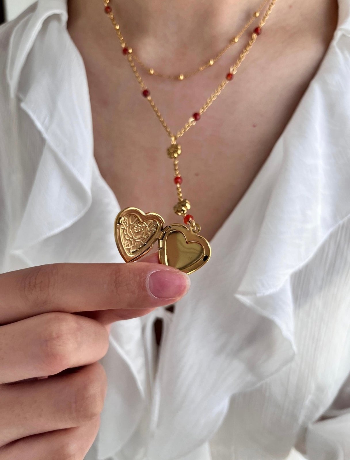 Charm Avenue Peyton necklace - 18k gold plated - Shop women's at Charm Avenue