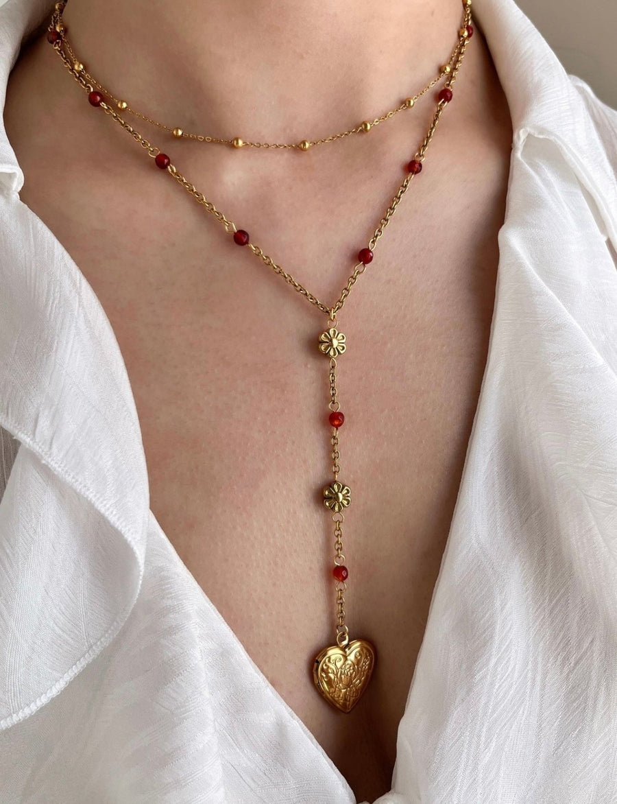 Charm Avenue Peyton necklace - 18k gold plated - Shop women's at Charm Avenue