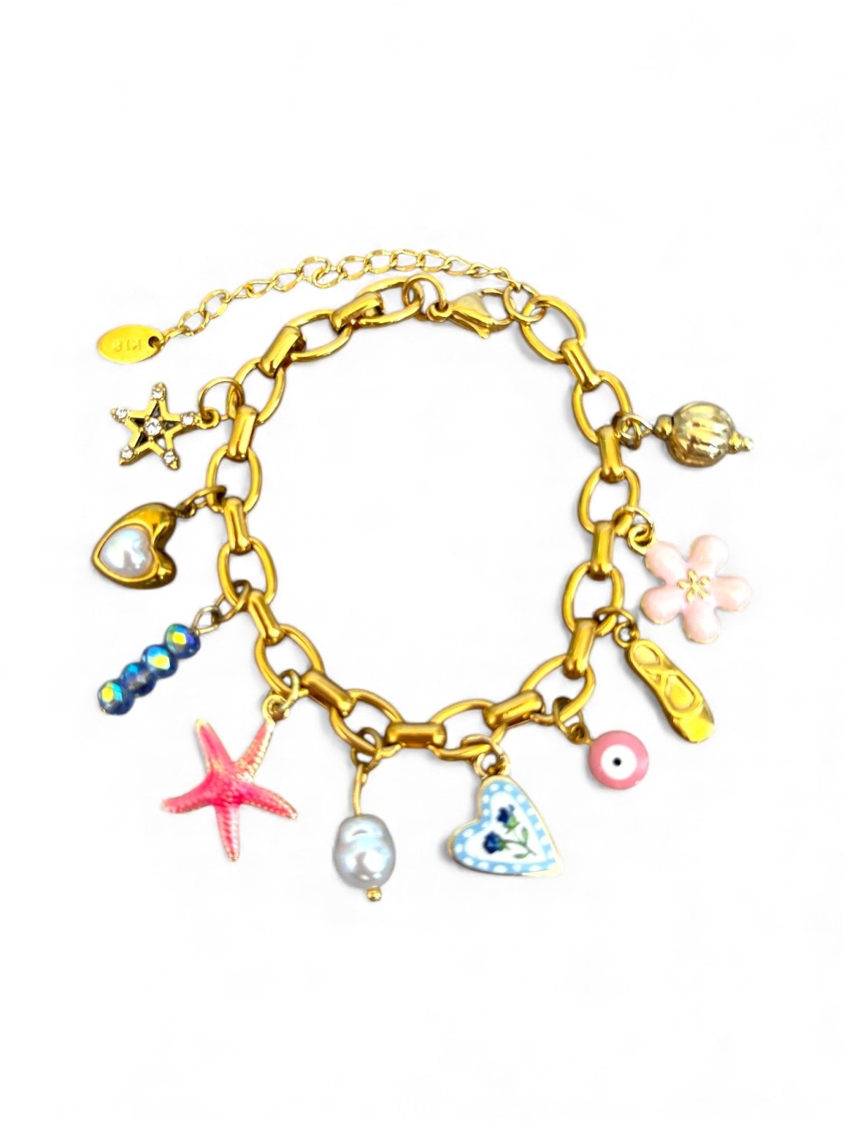 Charm Avenue Pirouette charm bracelet - 18k gold plated - Shop women's at Charm Avenue