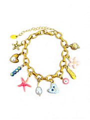 Charm Avenue Pirouette charm bracelet - 18k gold plated - Shop women's at Charm Avenue