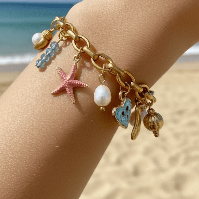 Charm Avenue Pirouette charm bracelet - 18k gold plated - Shop women's at Charm Avenue