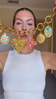 Noelle charm necklace