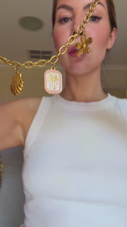 Solara charm necklace