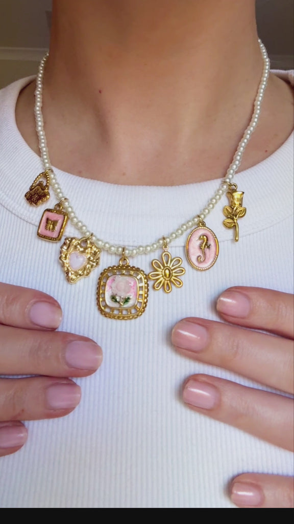 Petra charm necklace