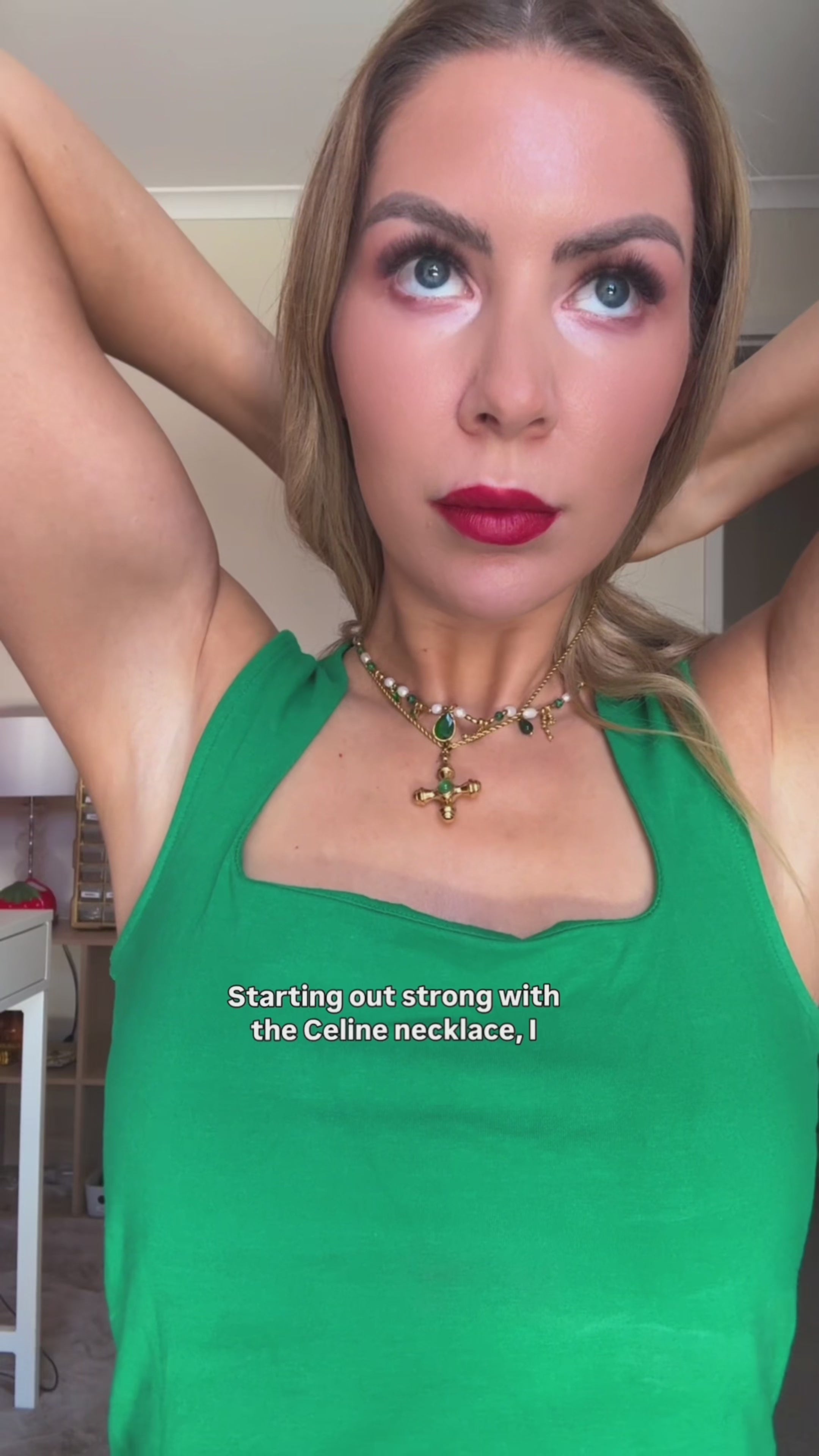 Donatella cross necklace -