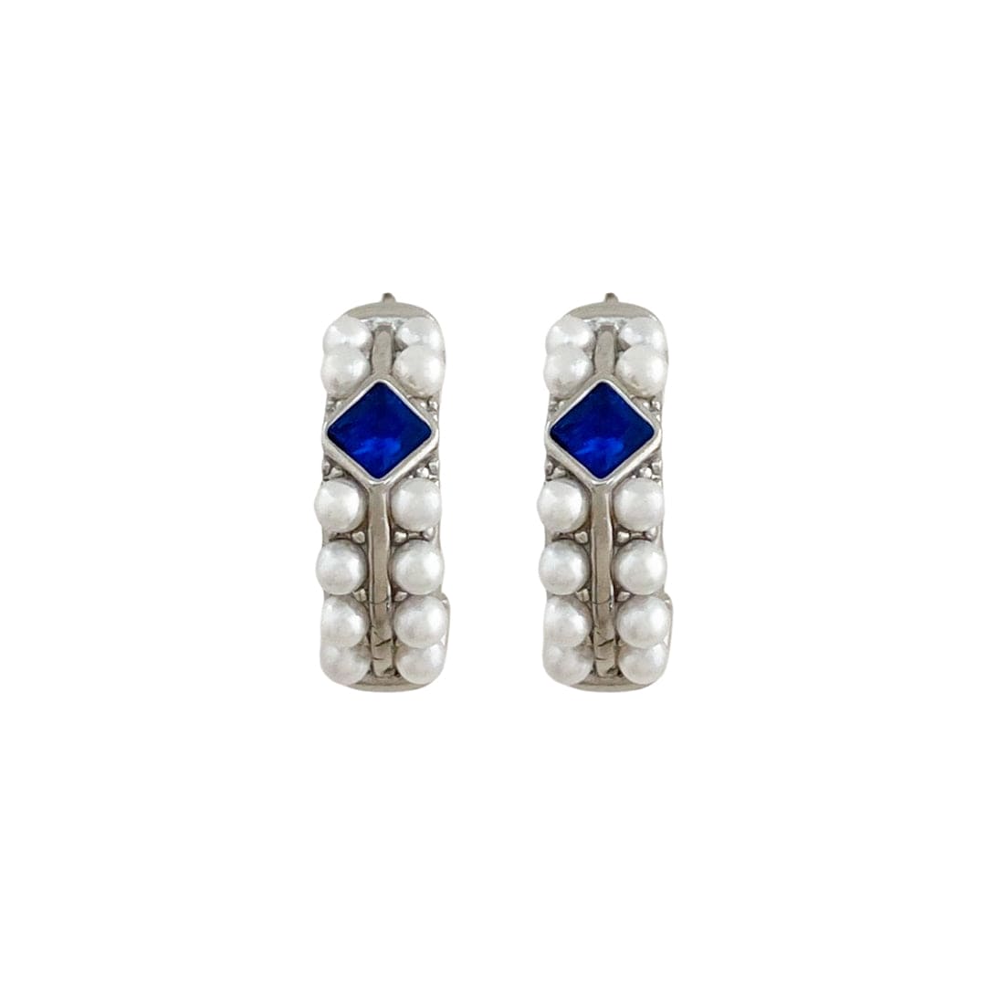 St Lucia Boutique Queenie half hoop earring - silver - Shop women's Accessories at Charm Avenue