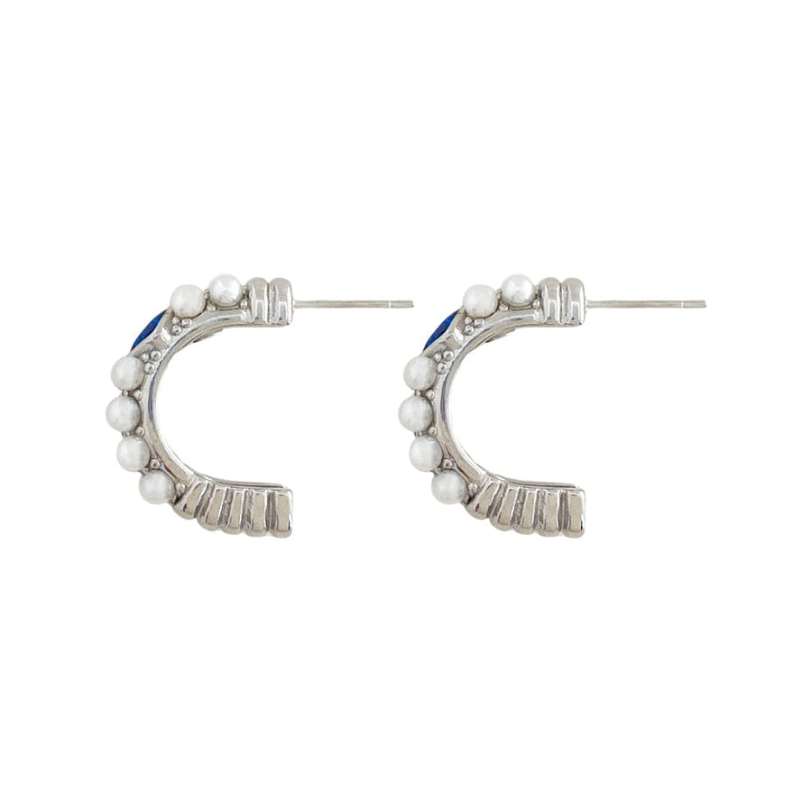 St Lucia Boutique Queenie half hoop earring - silver - Shop women's Accessories at Charm Avenue