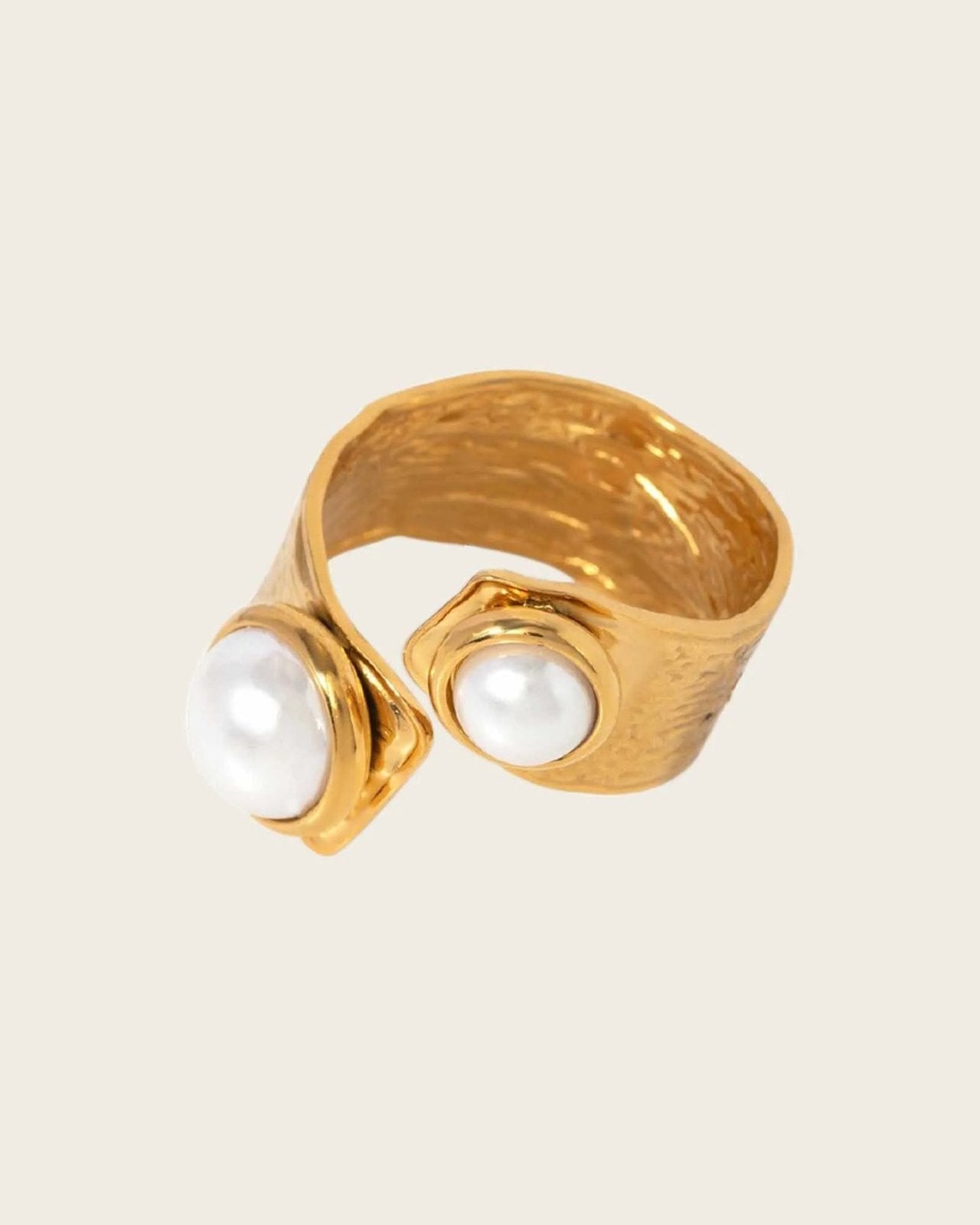 Charm Avenue Romeo ring - 18k gold plated (adjustable) - Shop women's at Charm Avenue