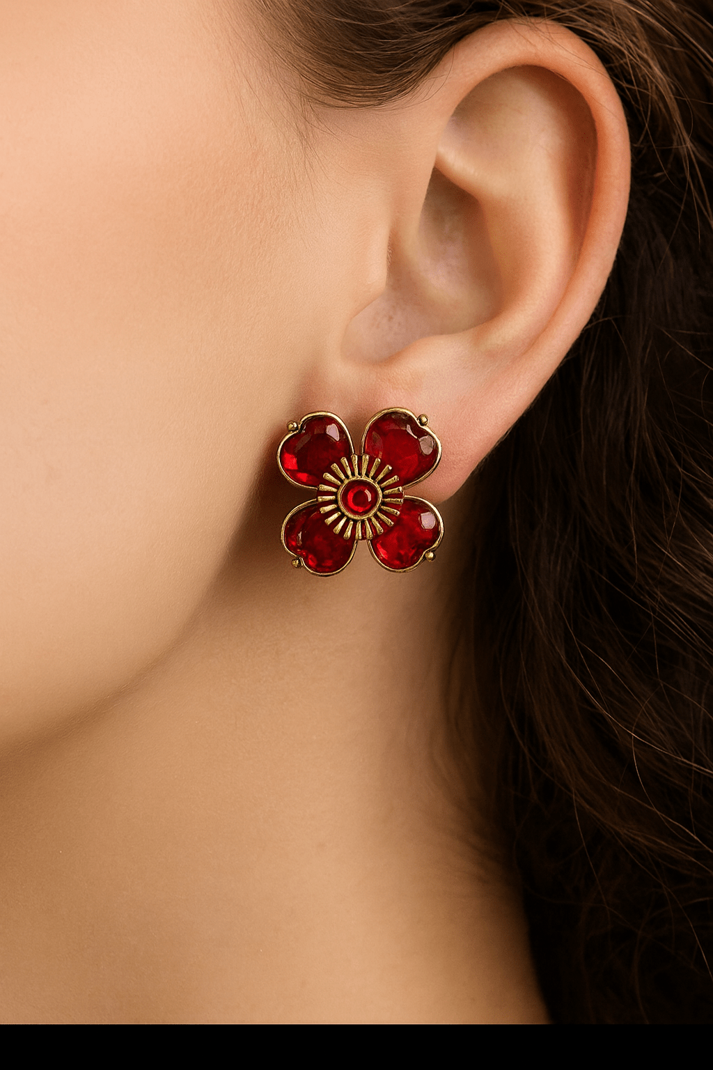 Charm Avenue Rosie earrings - 18k gold plated - Shop women's at Charm Avenue