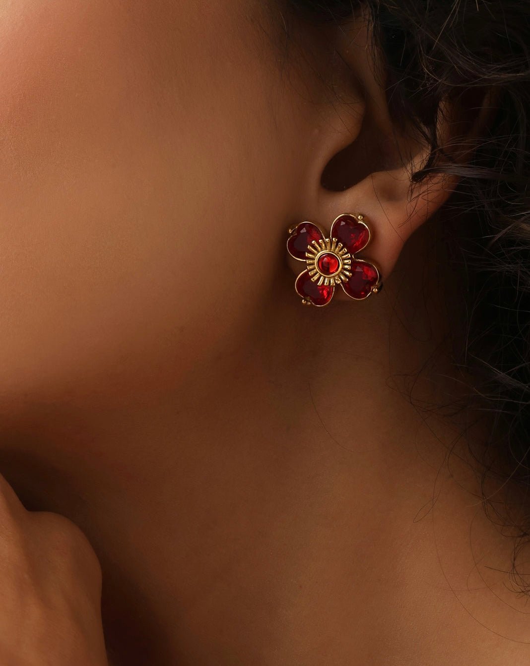 Charm Avenue Rosie earrings - 18k gold plated - Shop women's at Charm Avenue