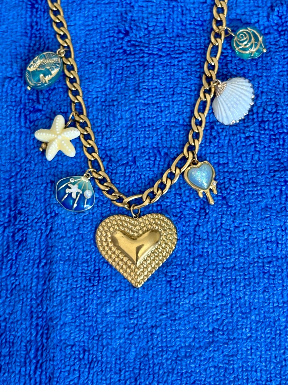 Charm Avenue Sakura charm necklace - 18k gold plated - Shop women's at Charm Avenue