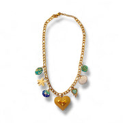 Charm Avenue Sakura charm necklace - 18k gold plated - Shop women's at Charm Avenue