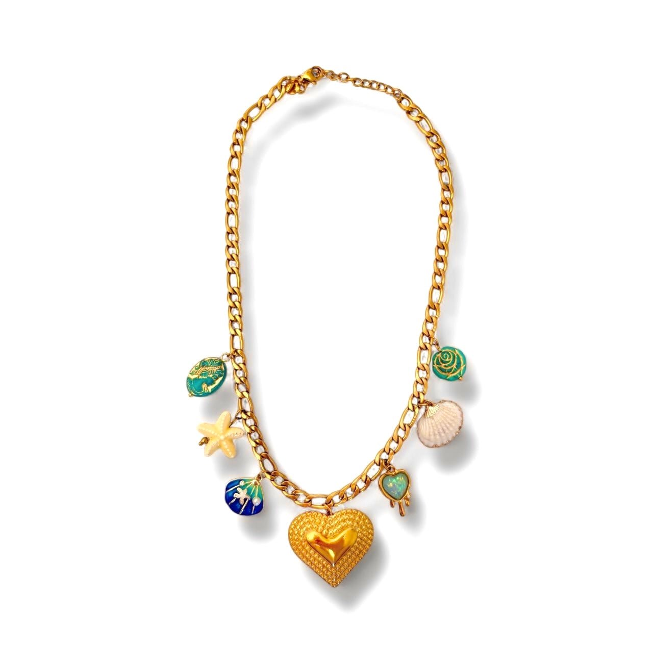 Charm Avenue Sakura charm necklace - 18k gold plated - Shop women's at Charm Avenue