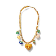 Charm Avenue Sakura charm necklace - 18k gold plated - Shop women's at Charm Avenue