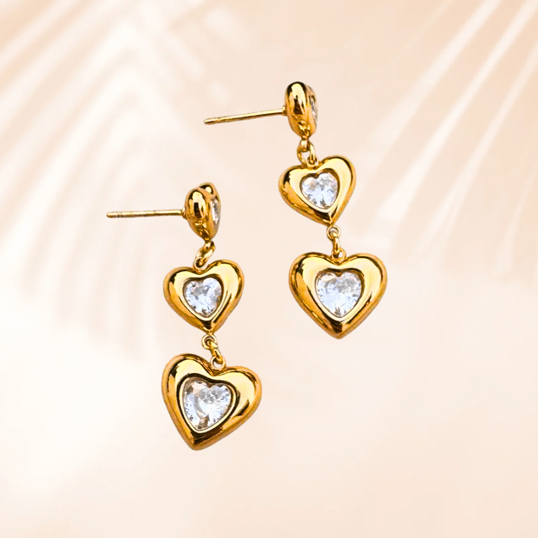 Charm Avenue Salerno drop earring - 18k gold plated - Shop women's at Charm Avenue