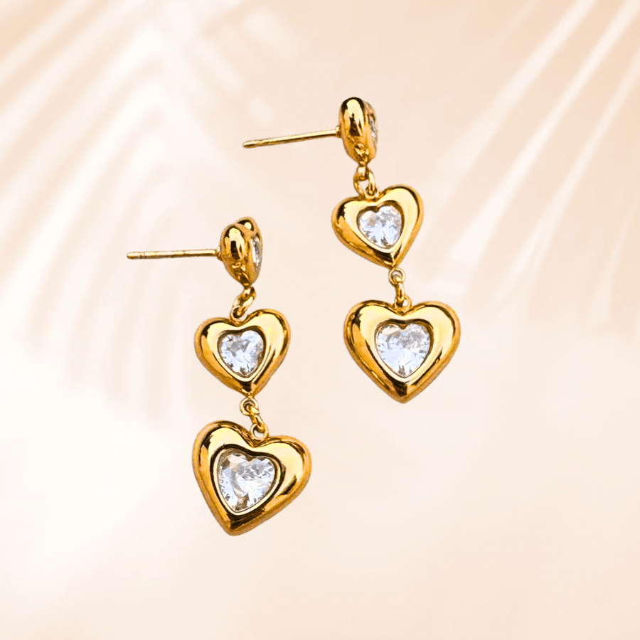 Charm Avenue Salerno drop earring - 18k gold plated - Shop women's at Charm Avenue
