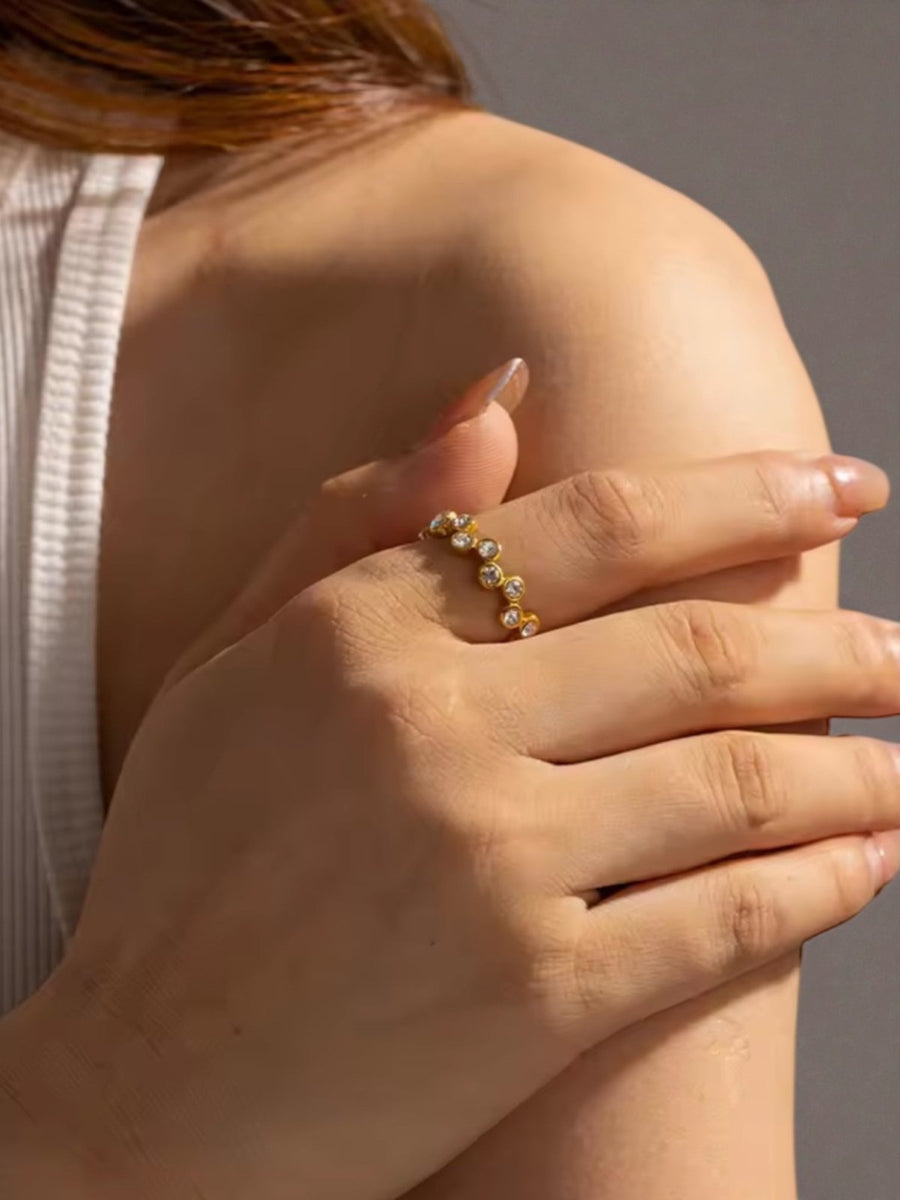 Charm Avenue Sana ring gold - 18k gold plated - Shop women's at Charm Avenue