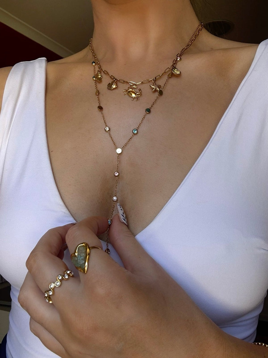 Charm Avenue Sana ring gold - 18k gold plated - Shop women's at Charm Avenue