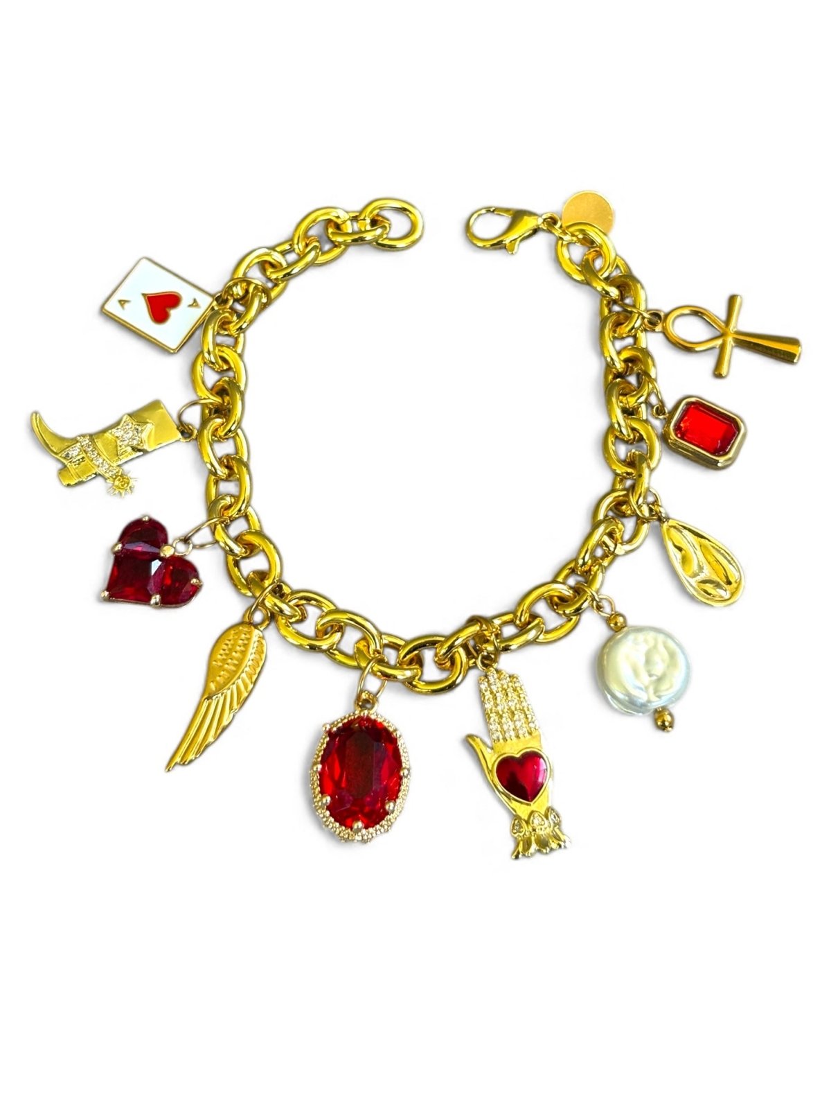 Charm Avenue Sasha charm bracelet - 24k gold plated - Shop women's at Charm Avenue