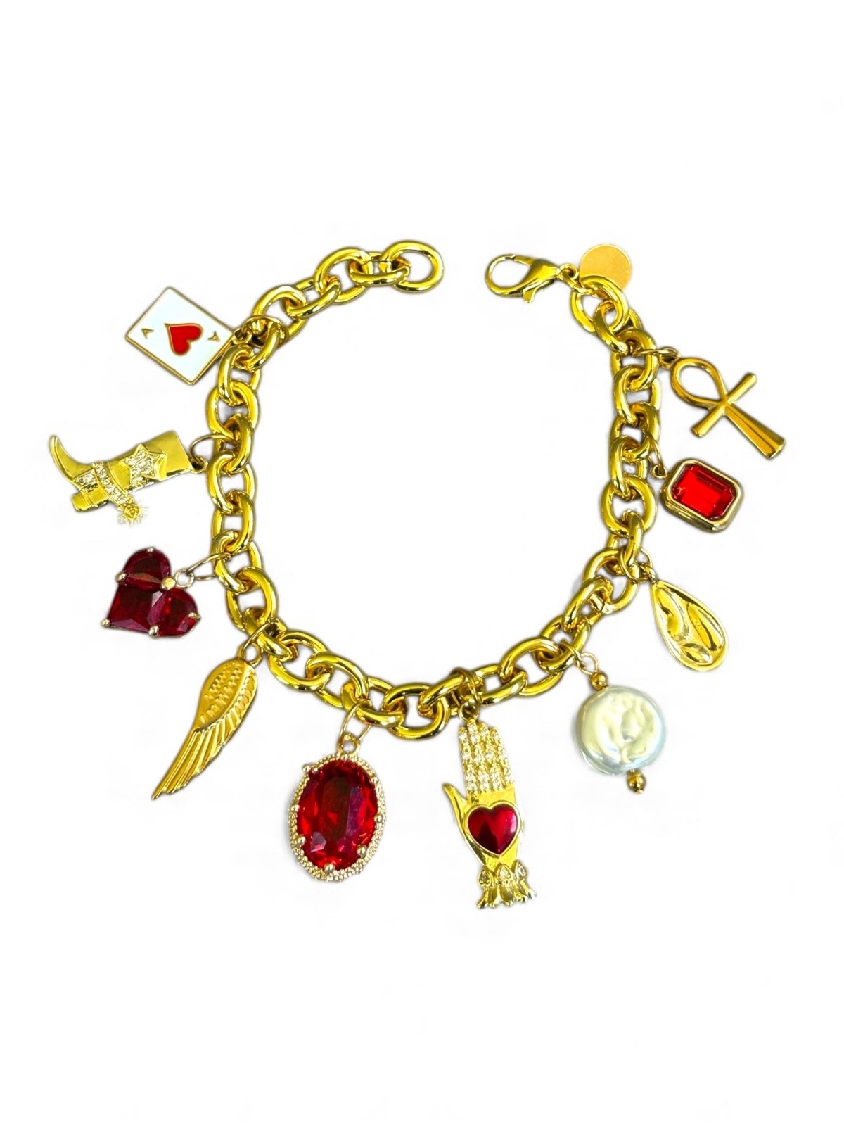 Charm Avenue Sasha charm bracelet - 24k gold plated - Shop women's at Charm Avenue