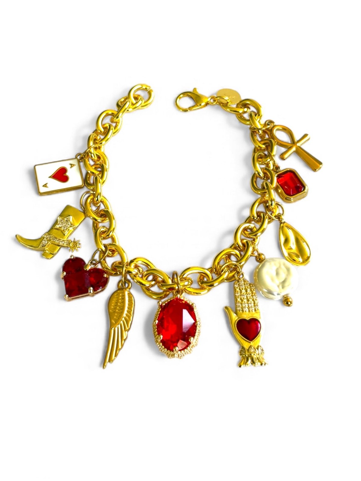 Charm Avenue Sasha charm bracelet - 24k gold plated - Shop women's at Charm Avenue