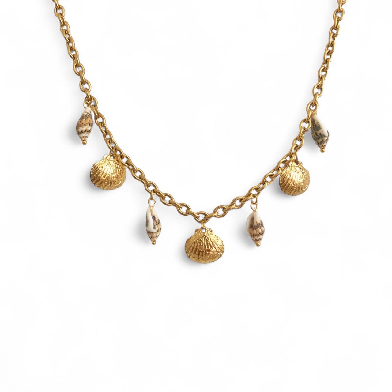 St Lucia Boutique Sea angel charm necklace - 18k gold plated - Shop women's Accessories at Charm Avenue