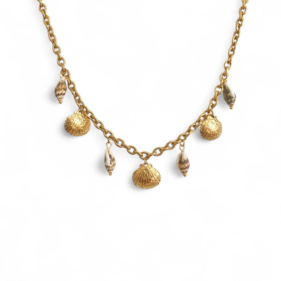 St Lucia Boutique Sea angel charm necklace - 18k gold plated - Shop women's Accessories at Charm Avenue